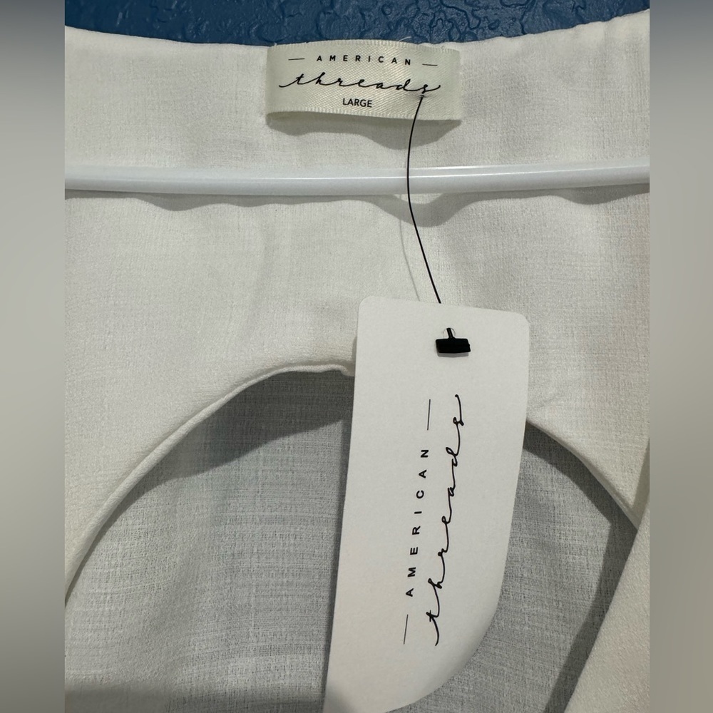 American Threads White Romper - Picture 3 of 3